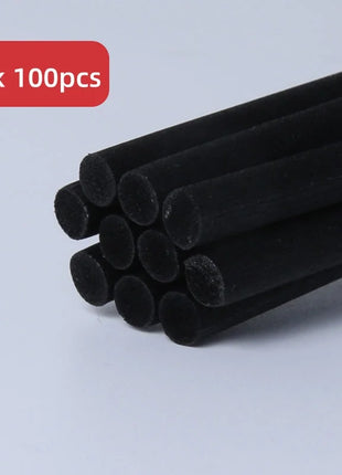 100Pcs Reed Diffuser Sticks Set 3mm 8inch Fiber Reed Diffuser Sticks Fragrance for Bedroom Office Bathroom Home