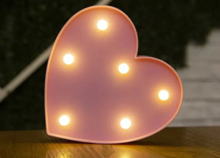 Alphabet LED Night Lights Number Letter Lamp
