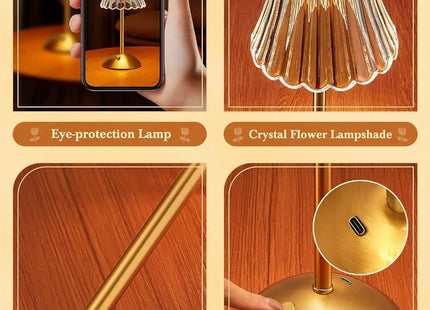 Table Lamp LED Touch Sensor Desktop Night Light Rechargeable Wireless