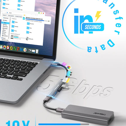 Lemorele 120cm 4Ports USB HUB OTG USB A 3.0 Adapter Multi Splitter Adapter Laptop Accessories For Xiaomi Lenovo Macbook Pro