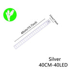 Micro USB-Silve-40CM / 3colors in one lamp