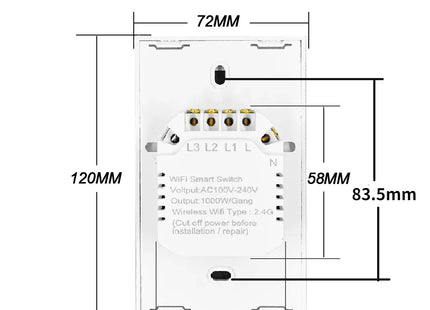 Touch Sensor LED Light Switches