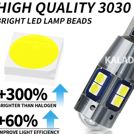 2x High Quality W5W T10 LED CANBUS