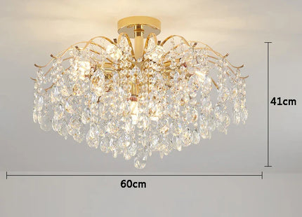 Modern Luxury Crystal Ceiling Chandelier Ceiling Lamp