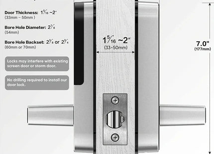 Keyless WIFI Digital Touchscreen Lock