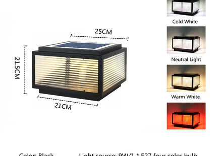 Outdoor LED Solar Door Lamp Waterproof