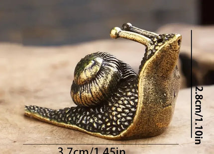 Pure Brass Rooster Figurine - Intricate Golden Animal Brass Home Decor