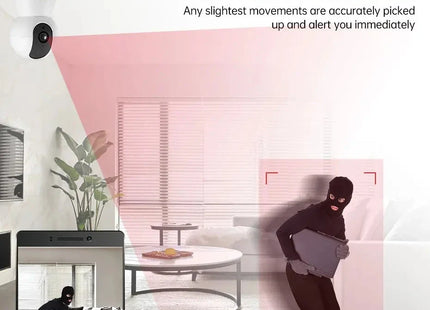 Indoor Wireless Home Security AI Human Detect camera