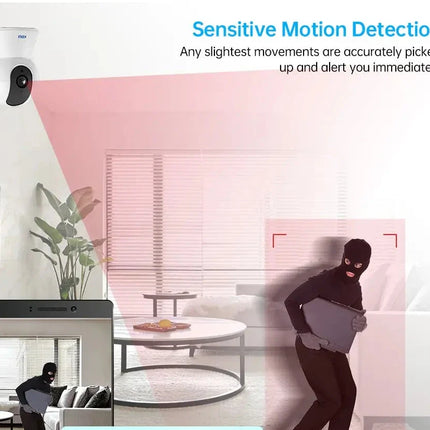 Indoor Wireless Home Security AI Human Detect camera