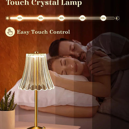 Table Lamp LED Touch Sensor Desktop Night Light Rechargeable Wireless
