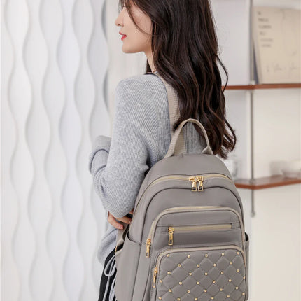 Fashion Bagpack Women High Quality Nylon Backpacks Female Big Travel Back Pack Large School Bags for Teenage Girls Shoulder Bag