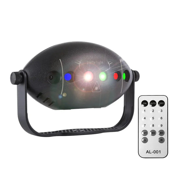 Stage Party Laser Projector DJ Disco Light Rechargeable Rgb Color