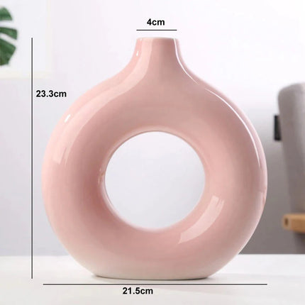 Ceramic Donuts Flower Pot