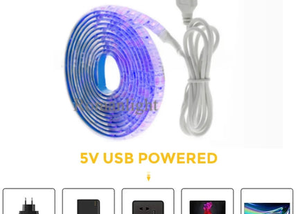USB LED Strip Light with Switch Decoration Waterproof Tape