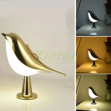 Modern Simple Magpie Led Desk Light Bedroom Study Bedside Lamp