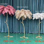 Floor lamp / Height 200cm / camel color