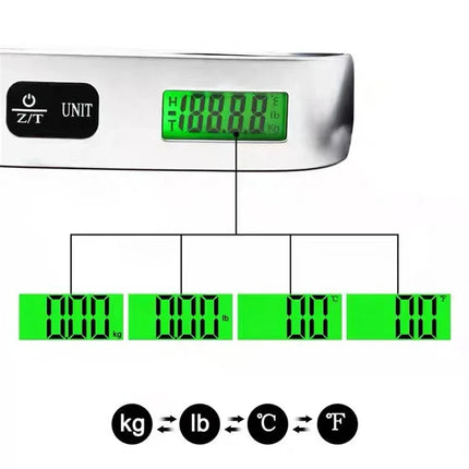 Portable Scale Digital LCD Display 110lb/50kg Electronic Bag Weight Balance Tools