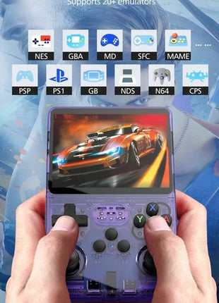 ARKOS R36S Retro Handheld Video Game Console Linux System 3.5 Inch IPS Screen R35s Plus Portable Pocket Video Player 64GB 128GB