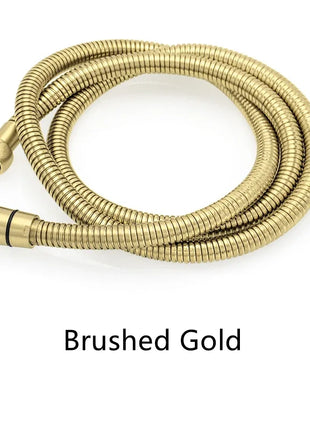 1.5M Handheld Shower Head Hose Flexible Explosion-proof Water Tube Bathroom Faucet Stainless Steel Shower Hose Extension Pipe