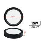 15W Black / Natural White 4000k
