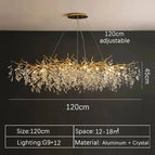 Long 120cm / Gold / Warm light