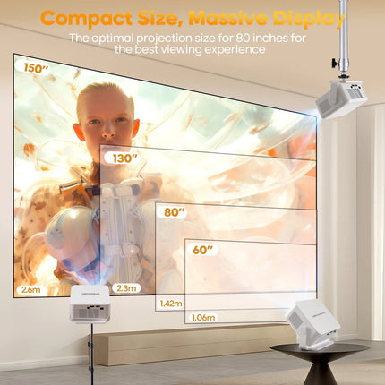 Magcubic Auto Focus Home Cinema 4K Projector 400ANSI 8K Native 720P HY300 Max