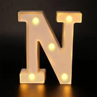 Alphabet LED Night Lights Number Letter Lamp