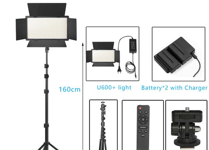 LED Video Light Photo Studio Lamp Bi-Color 2500K-8500k