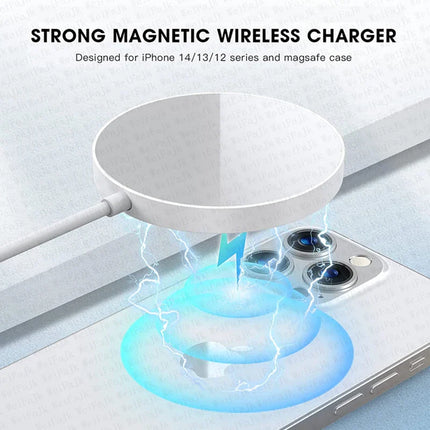 Wireless Charger For iPhone 16 15 14 13 12 Pro Max Plus AirPods Fast Charging Type C Magnetic Charge