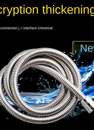 1 / 1.5/2/3/4/5/10 M Shower Pipe Shower Head Water Heater Stainless Steel Hose General Metal Hose  Hose Water Softener