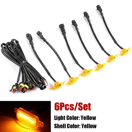 Universal LED Car Lights Front LED Grille Lights With Harness Eagle Eye Lamp