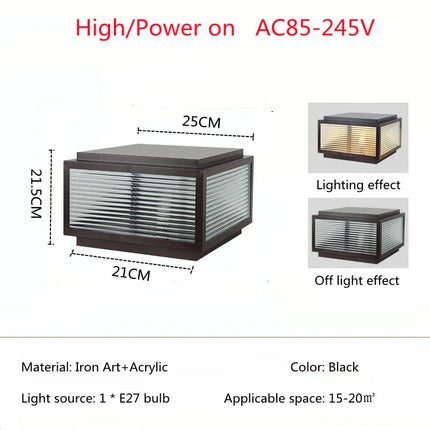 Outdoor LED Solar Door Lamp Waterproof