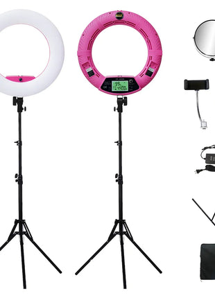 96W Ring Light Photography Led Ring Lamp 2700-10000k With Mobile Holder Tripod Stand Ringlight kit For Live Video Streaming