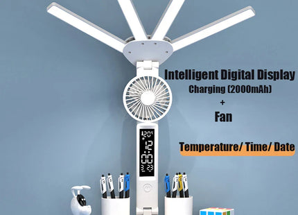 3in1 Multifunction Table Lamp LED Four-headed Folding