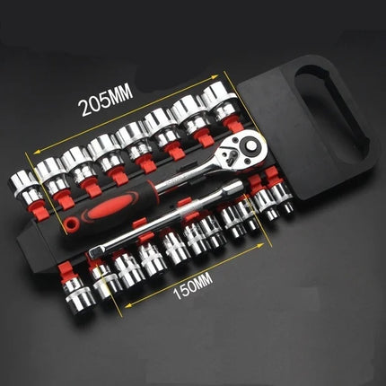 New Upgrade Wrench Socket Set Hardware Car Boat Motorcycle Bicycle Repairing Tool