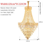 Warm light / D120cmxH210cm