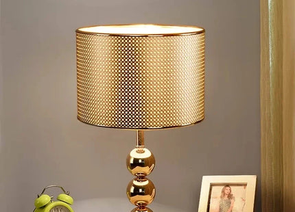 Modern Table Lamp Living Room Silver Gold