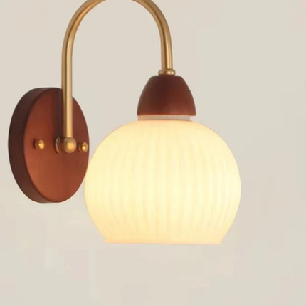 Modern Indoor Wall Light Lamp Suitable Light Fixture Wooden Vintage