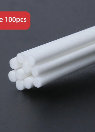 100Pcs Reed Diffuser Sticks Set 3mm 8inch Fiber Reed Diffuser Sticks Fragrance for Bedroom Office Bathroom Home