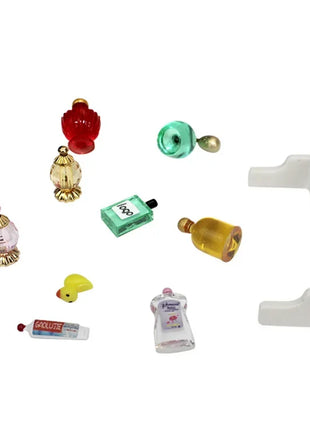 1/12 Dollhouse DIY Emulation Mini Perfume Package Model Miniature Items Dolls House Accessories Makeup Ornaments Toys for Girls