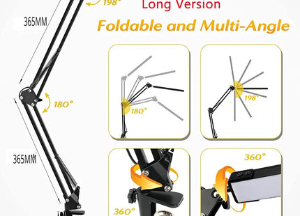 LED Desk Lamp with Clamp 10W