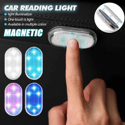 Magnetic Touch Sensor USB LED Car Interior Light