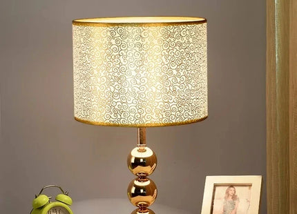 Modern Table Lamp Living Room Silver Gold