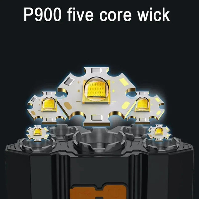 5 LED Headlamp Rechargeable
