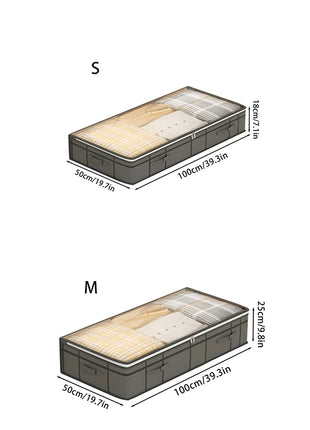 1PC large clothes storage bag under bed Foldable quilt clothes storage bag doggy bag Bedroom dormitory organizer bag