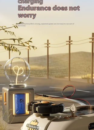 2024 Racing Adventure Children'S Steering Wheel Electric Desktop Game Console Evasion Simulation Driving Toy