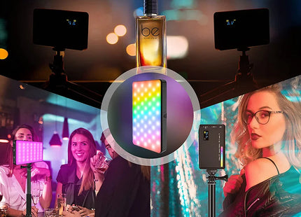 LED RGB Camera Light Full Color Output Video Light