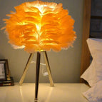 Orange feather / Golden legs / Australian plug
