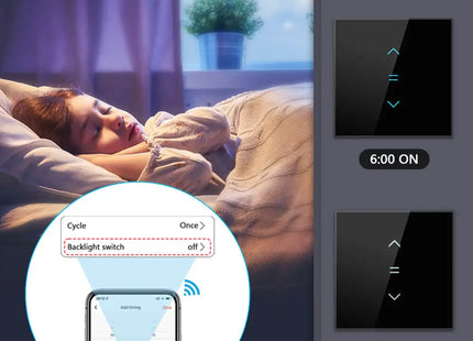 Smart Life WiFi Curtains Blinds Roller Switch