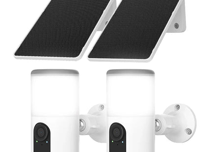 2K Solar Floodlight Wifi Camera Two Way Audio , Night Vision Outdoor Wireless, Waterproof